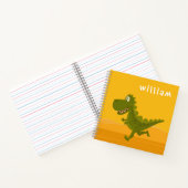 Carnet Caricature Dinosaure Jurassique Bois (Intérieur)