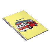 Carnet Caricature du moteur de feu joyeux (Côté Droit)