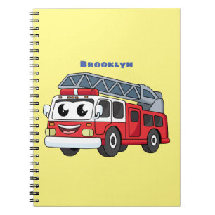 Carnet Caricature du moteur de feu joyeux