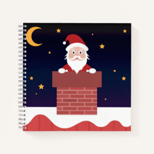 Carnet Caricature du Père Noël à Noël dans la nuit du Che