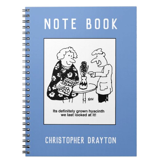 Carnet Caricature du Plante Hyacinth House (Devant)