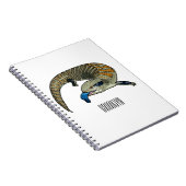 Carnet Caricature en bleu (Côté Droit)