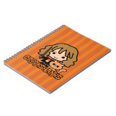 Carnet Caricature Hermione et Crookshanks (Côté gauche)