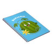 Carnet Caricature joli et souriant de pastèque (Côté Droit)