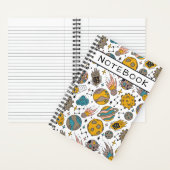 Carnet Caricature mignonne Les Planètes De L'Espace Comèt (À l'intérieur)