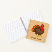 Carnet Caricature mignonne Turquie | Personnaliser (Intérieur)