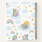 Carnet Caricature Rainbow Cats (Dos)