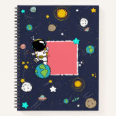 Carnet Caricature spatiale astronaute (Devant)