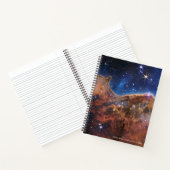 Carnet Carina Nebula Falaises cosmiques James Webb Hi-Res (Intérieur)