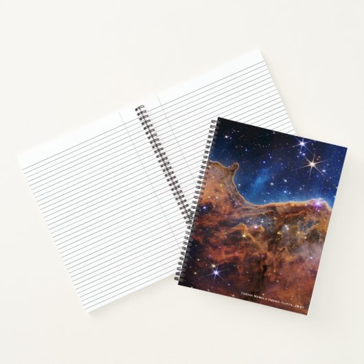 Carnet Carina Nebula Falaises cosmiques James Webb Hi-Res (Intérieur)