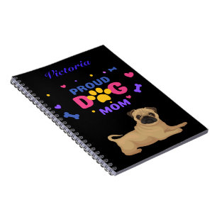 Carnet Carlin Fier Chien Maman