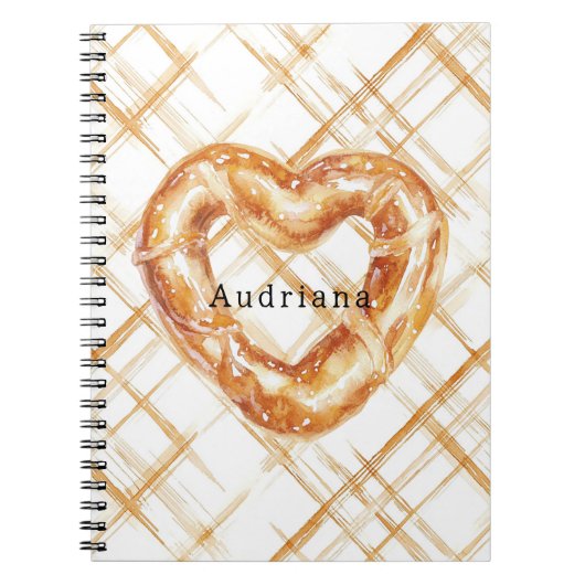 Carnet Carmel Cream Heart Pretzel (Devant)