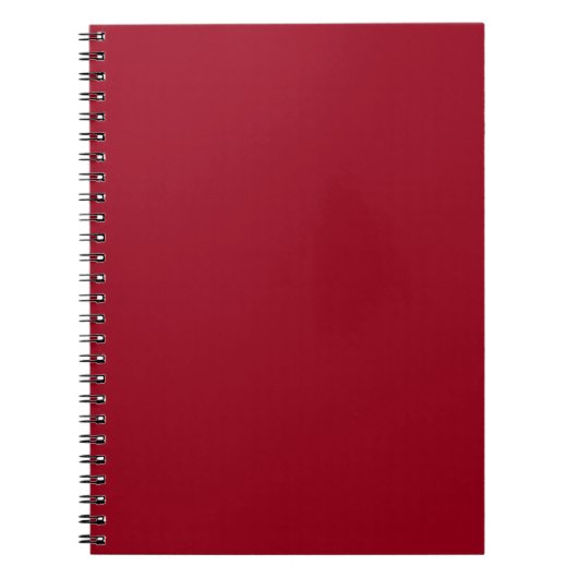Carnet Carmine (couleur unie) (Devant)