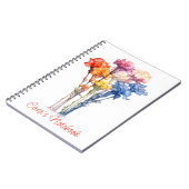 Carnet Carnation (Côté gauche)