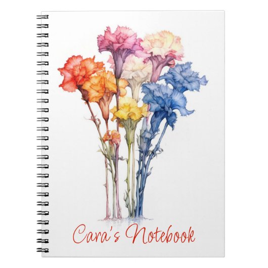 Carnet Carnation (Devant)