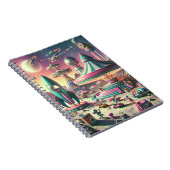 Carnet Carnaval Whimsical de l'espace - Rétro-futuriste d (Côté Droit)
