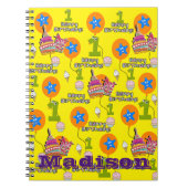 Carnet Carnet, #1 Notes d'anniversaire Jaune (Devant)