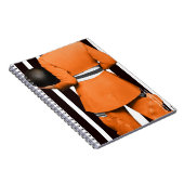 Carnet Carnet. AVANT (orange) (Côté Droit)