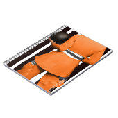 Carnet Carnet. AVANT (orange) (Côté gauche)