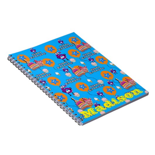 Carnet Carnet, Bonne 6e Anniversaire Notes Bleu (Côté Droit)