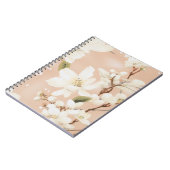 Carnet "Carnet de fleurs sereines" (Côté gauche)