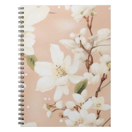 Carnet "Carnet de fleurs sereines" (Devant)