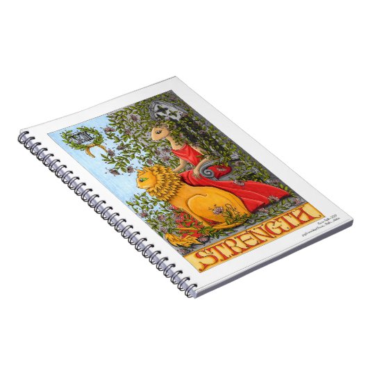 Carnet Carnet: Force (Tarot de la souris) (Côté Droit)