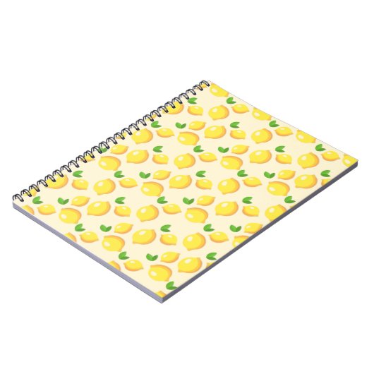 Carnet Carnet, jaune, citron, Zitrone, Notizbuch (Côté gauche)