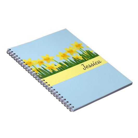 Carnet Carnet-Jonquilles nommées faites sur commande (Côté Droit)