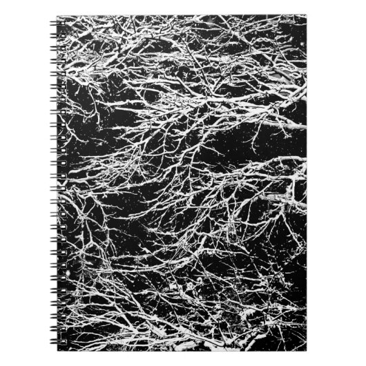 Carnet carnet/Journal 'Abstrait hivernal' (Devant)