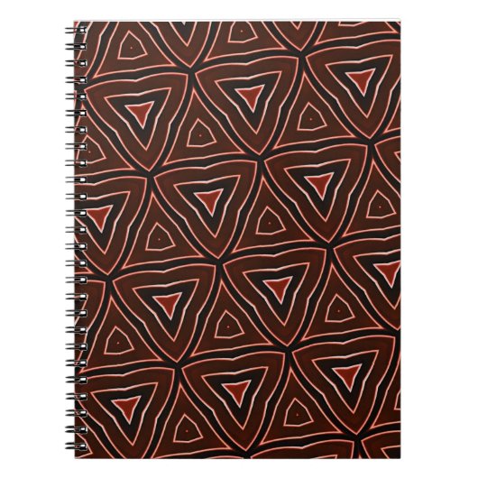 Carnet Carnet/journal imprimé africain (Devant)