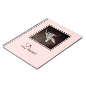 Carnet carnet/Journal Spiral 'Toe Shoes' (Côté gauche)