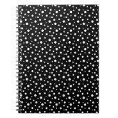 Carnet Carnet-Noir et Pois blancs (Devant)