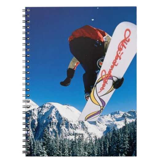 Carnet Carnet-Snowboarder (Devant)
