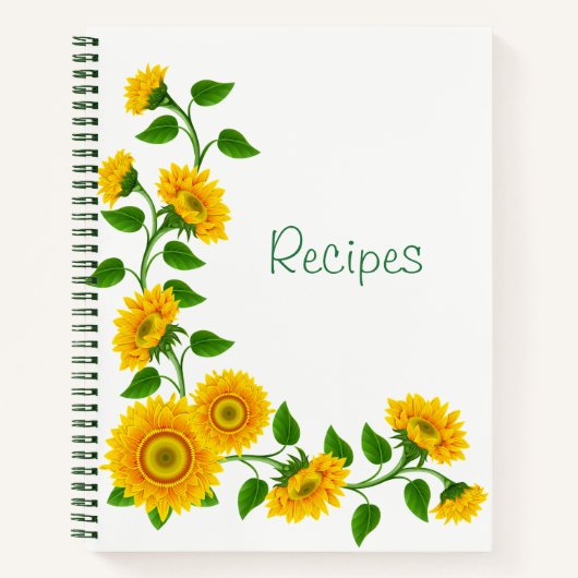 Carnet Carnet-tournesolRecette (Devant)