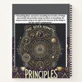 Carnet "Carnet unique avec principes hermétiques Imprimer (Dos)