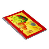 Carnet Carnet-Vintage voyage-Espagne (Côté Droit)