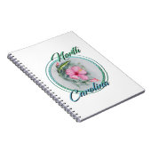 Carnet Carolina Anole & Hibiscus (Côté Droit)
