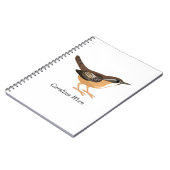 Carnet Carolina Wren (Côté gauche)