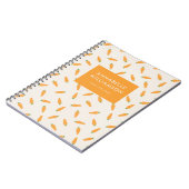 Carnet Carottes Légumes Personnalisé (Côté gauche)