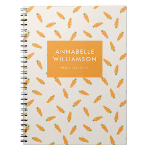 Carnet Carottes Légumes Personnalisé