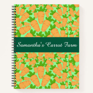 Carnet Carottes Oranges Et Vertes