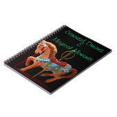 Carnet Carousel Cheval Rêves et Moments magiques (Côté gauche)