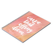 Carnet Carpe Ce Diem Efficace | ROSE (Côté gauche)