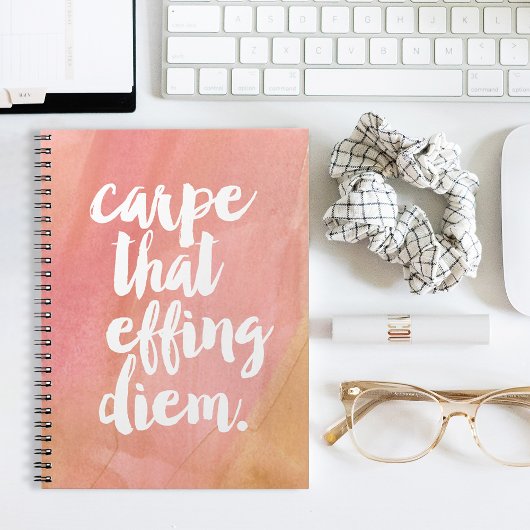 Carnet Carpe Ce Diem Efficace | ROSE