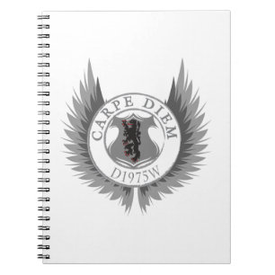 Carnet Carpe Diem avec Crest, Wings & Lyon