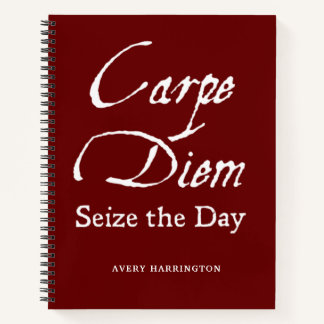 Carnet Carpe Diem Dead Poets Society Inspiration Orange