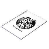 Carnet Carpe et vague (Côté gauche)