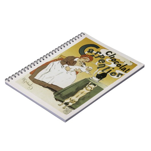 Carnet Carpentier au chocolat (Côté gauche)