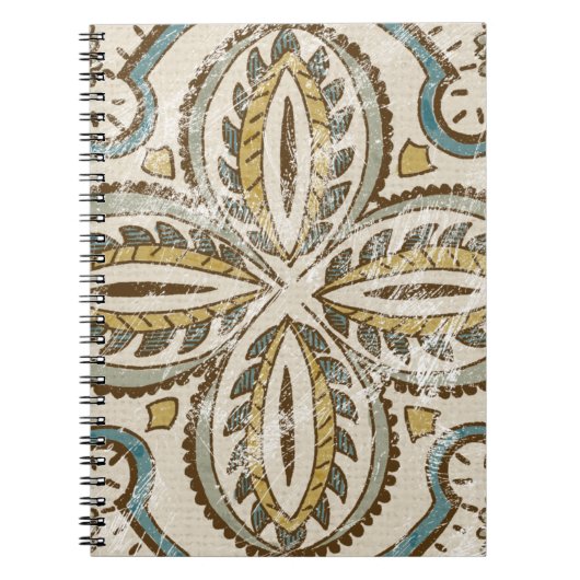 Carnet Carré Batik III non inscrit (Devant)